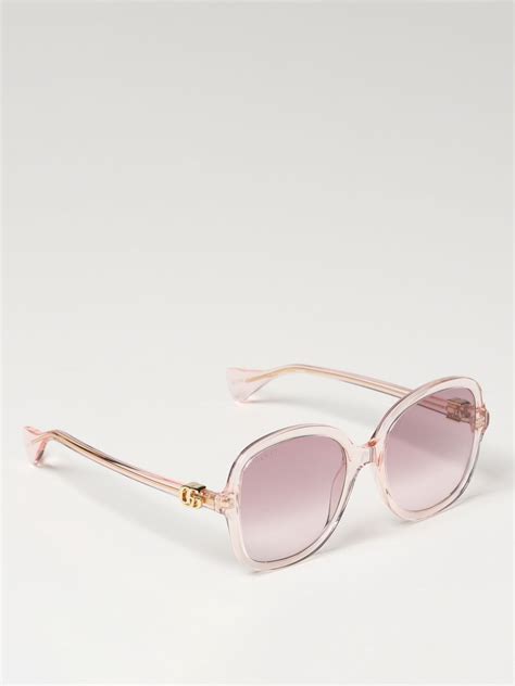 occhiali gucci lente rosa|Occhiali da sole da donna rosa Gucci .